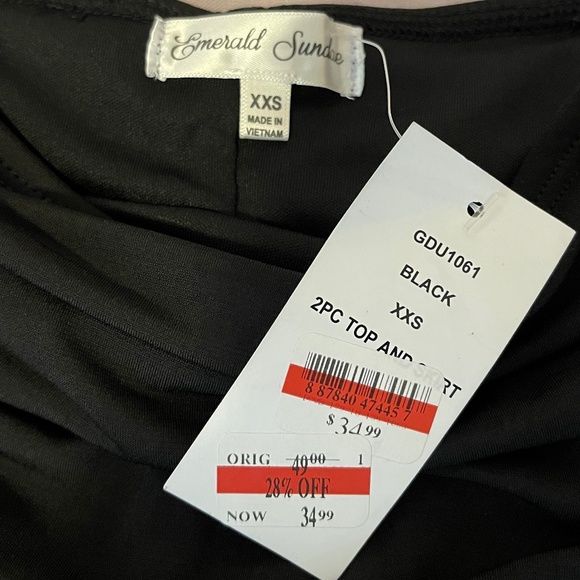 Ruched Mini Skirt - Picture 2 of 2